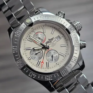 Breitling Avenger A13371 Steel White