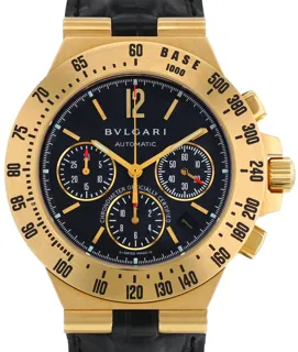 Bulgari Diagono CH40GTA Yellow gold Black