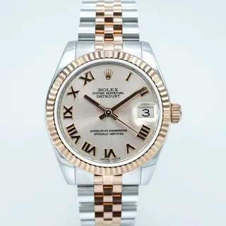 Rolex Datejust 178271-0068 Rose Gold$Steel Pink