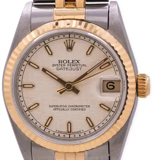 Rolex Datejust 31 68273 Yellow gold and Stainless steel Cream