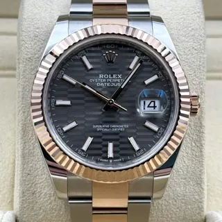 Rolex Datejust 126331-0019 Rose gold and Stainless steel Gray