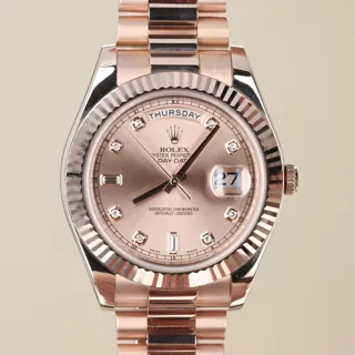 Rolex Day-Date II 218235 -0008 Rose gold Pink