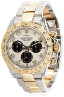 Rolex Daytona 116523 Yellow Gold$Steel White