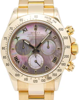 Rolex Daytona 116528 Yellow gold Tahitian