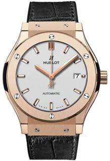 Hublot Classic Fusion 45, 42, 38, 33  542.OX.2611.LR Yellow gold White