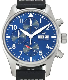 IWC Pilots IW388101 41mm Stainless steel Blue