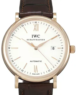 IWC Portofino IW356504 40mm Yellow gold Silver