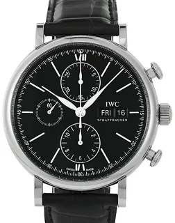 IWC Portofino IW391029 Stainless steel Black