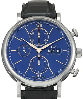 IWC Portofino IW391036 42mm Stainless steel Blue