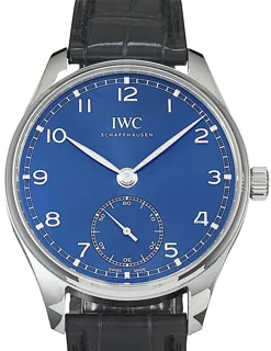 IWC Portugieser IW358305 40.5mm Stainless steel Blue