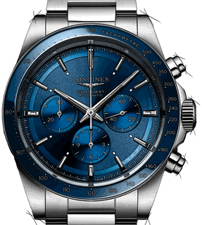 Longines Conquest L38354926 Stainless steel Blue