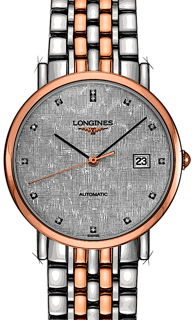 Longines Elegant L4.810.5.77.7 Stainless steel and Red gold