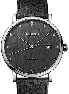 Longines Elegant L4.911.4.78.2 Stainless steel Black