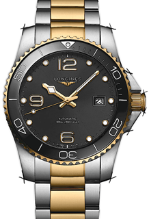 Longines HydroConquest L3.781.3.56.7 Stainless steel Black