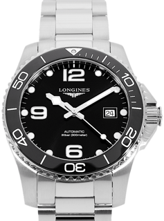 Longines HydroConquest L3.781.4.56.6 Stainless steel Black