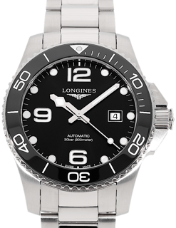 Longines HydroConquest L3.782.4.56.6 Stainless steel Black