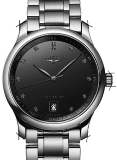 Longines Master Collection L2.628.4.57.6 Stainless steel Black