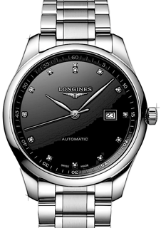 Longines Master Collection L2.893.4.57.6 Stainless steel Black