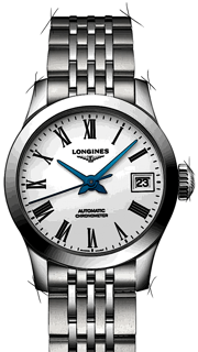 Longines Record L2.320.4.11.6 Stainless steel