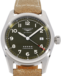 Longines Spirit L38104032 Stainless steel Green