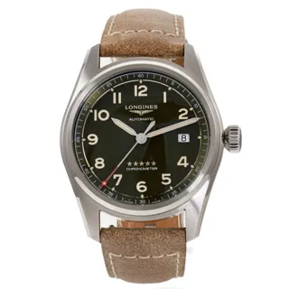 Longines Spirit L38104032 Stainless steel Green