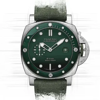 Panerai Submersible PAM 01287 Stainless steel Green