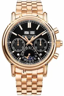 Patek Philippe Perpetual Calendar Split-Seconds Chronograph 5204/1R-001 Rose gold Black