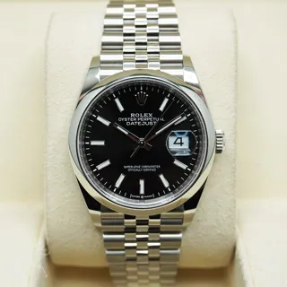 Rolex Datejust 126200-0003 Stainless steel Black