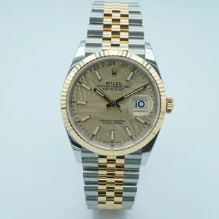 Rolex Datejust 126233-0037 Yellow gold and Stainless steel Champagne