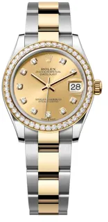 Rolex Datejust 278383RBR-0025 Yellow gold and Stainless steel Champagne