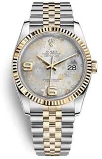 Rolex Datejust 36 116233 Yellow gold and Stainless steel Silver