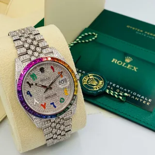 Rolex Datejust 41 126300 Diamond Multi-colored