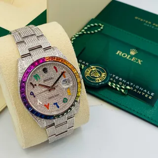 Rolex Datejust 41 126300 Diamond Multi-colored