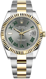 Rolex Datejust 41 126333 Oystersteel$Yellow Gold Gray