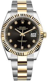 Rolex Datejust 41 126333 Oystersteel$Yellow Gold Black