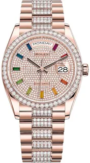 Rolex Day-Date 36 128345RBR Rose gold