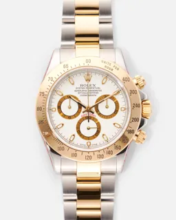 Rolex Daytona 116523-0040 40mm Yellow gold and Stainless steel White