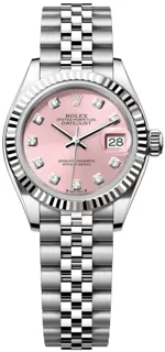 Rolex Lady-Datejust 279174-0003 White gold and Stainless steel Pink set with diamonds