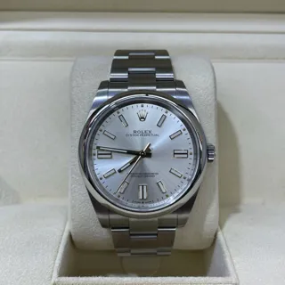 Rolex Oyster Perpetual 124300-0001 Stainless steel Silver