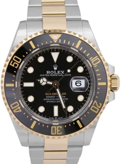 Rolex Sea-Dweller 126603 Stainless steel and 18k yellow gold Black