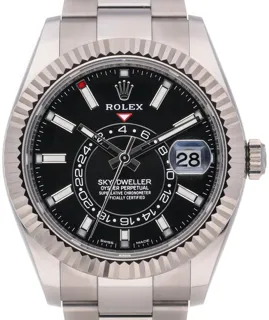 Rolex Sky-Dweller 326934 42mm White gold and Stainless steel Black