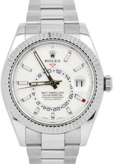 Rolex Sky-Dweller 326934 42mm Stainless steel White$Ivory