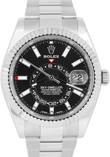 Rolex Sky-Dweller 326934 42mm Stainless steel Black