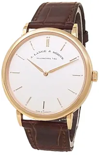 A. Lange & Söhne Saxonia 211.032 Rose gold Silver