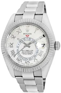 Rolex Sky-Dweller 326939-0001 White gold White