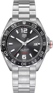 TAG Heuer Formula 1 WAZ2011.BA0842 43mm Ceramic and Stainless steel Gray