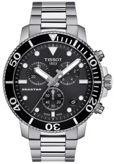 Tissot Seastar T120.417.11.051.00 Stainless steel Black