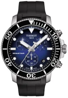 Tissot Seastar T120.417.17.041.00 45.5mm Stainless steel Black