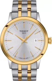 Tissot T-Classic T129.410.22.031.00 42mm Stainless Steel$Yellow Gold PVD coating Silver