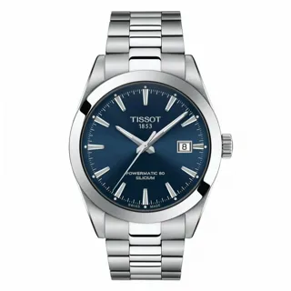 Tissot Gentleman Powermatic 80 Silicium T127.407.11.041.01 40mm Stainless steel Blue